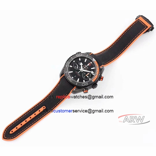 Grade 1 Swiss Omega Seamaster 9900 Watch Copy Black Steel